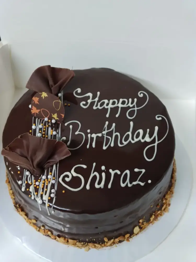 Chocolate celebration cake by Bilkis Cakes and Bakes