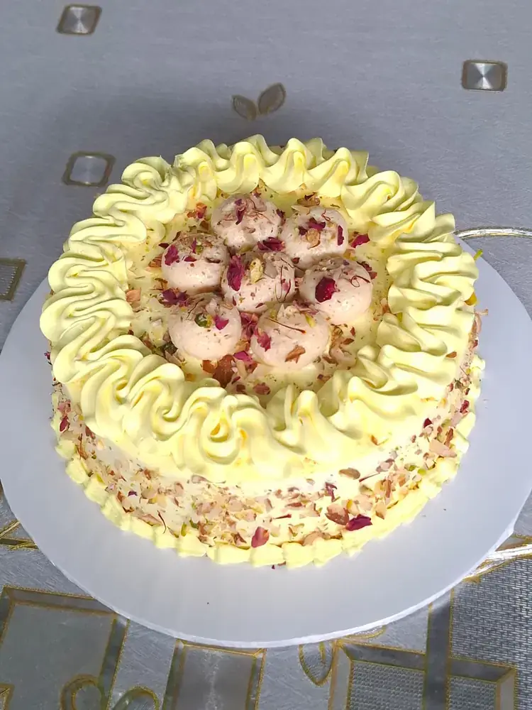 Rasmalai Celebration cake by Bilkis Cakes and Bakes