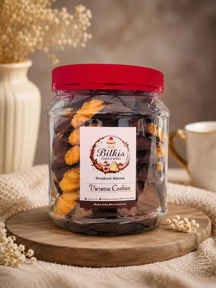 Viennese cookie jar by Bilkis Cakes and Bakes