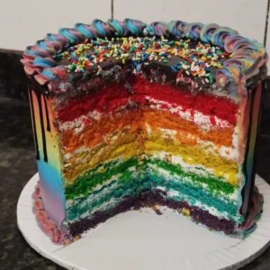 Rainbow Cake by Bilkis Cakes & Bakes in Nairobi