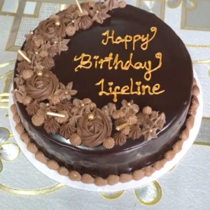 Chocolate mousse birthday cake by Bilkis Cakes & Bakes in Nairobi